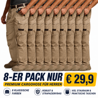 8er-Set – Khaki